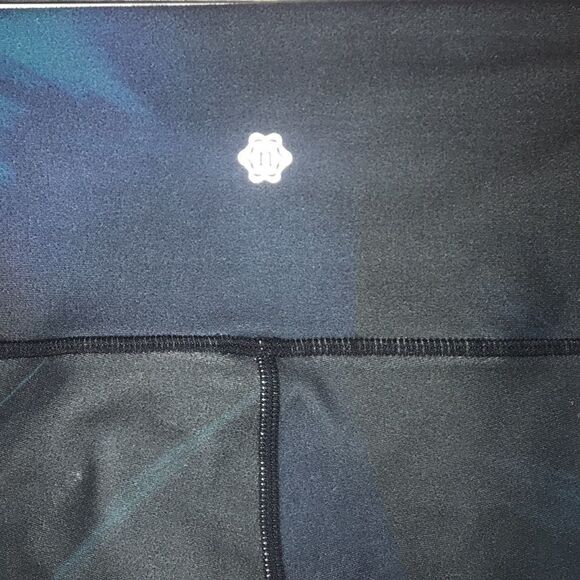 Nanette Lepore Women's Pull-On Printed Blue Black Compression Leggings Medium - Picture 4 of 8